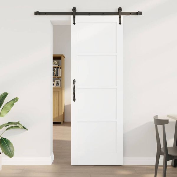 vidaXL Porta Deslizante ORKDAL Branco 73,5 x 211 cm
