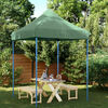 vidaXL Tenda de Festa Verde 200 x 200 x 306 cm Tecido Oxford