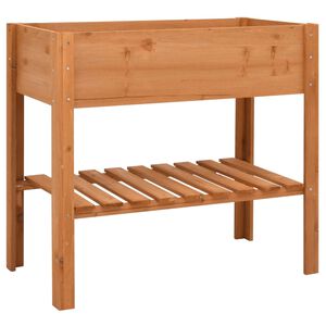 vidaXL Floreira 88x43x80 cm madeira de abeto