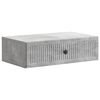 vidaXL Mesa Lateral de Parede Cinzento Cimento 59 x 34,5 x 17 cm