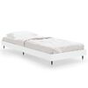 vidaXL Estrutura de cama 75x190 cm derivados de madeira branco