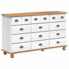 vidaXL C&ocirc;moda com gaveta ASKIM Branco 79 x 40 x 133,5 cm