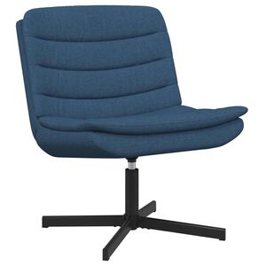 vidaXL Cadeira girat&oacute;ria Azul 63 x 75 x 76 cm tecido