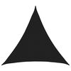 vidaXL Vela de Sombra Preto 2 x 2 x 2 m HDPE