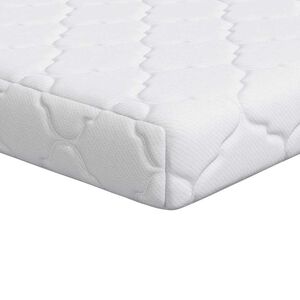 vidaXL Colch&atilde;o Branco 60 x 120 cm Tecido Jacquard