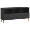 vidaXL Gabinete para TV Preto 102 x 34,5 x 50 cm Madeira engenheirada