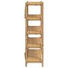 vidaXL Estante com 5 prateleiras 100x40x150 cm bambu
