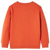 Sweatshirt para crian&ccedil;a laranja 116