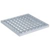 vidaXL Grelha Prateado 30 x 30 x 2 cm A&ccedil;o Galvanizado a Quente