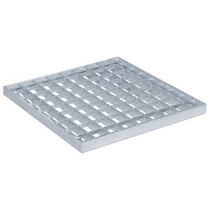 vidaXL Grelha Prateado 30 x 30 x 2 cm A&ccedil;o Galvanizado a Quente