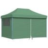 vidaXL Tenda p/ festas pop-up dobr&aacute;vel com 4 paredes laterais verde