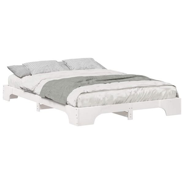 vidaXL Estrutura da Cama Branco 140 x 220 cm