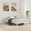 vidaXL Cama com Mesas Laterais Branco 90 x 220 cm