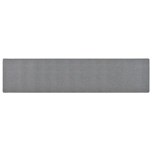vidaXL Tapete/passadeira 80x400 cm cinzento-escuro