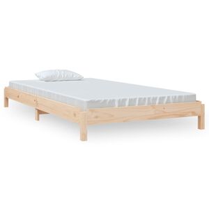 vidaXL Cama empilh&aacute;vel 100x200 cm madeira de pinho maci&ccedil;a