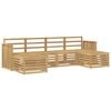vidaXL Conjunto de Sof&aacute;s para Exterior 6 unid. Branco
