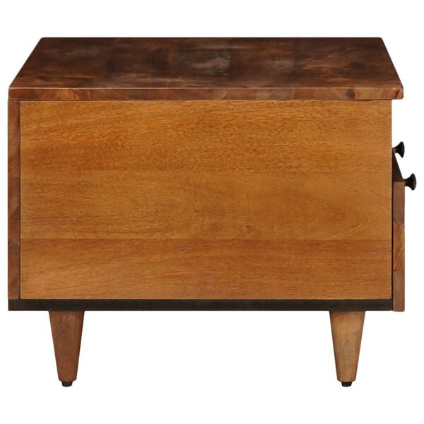 vidaXL Gabinete para TV com gaveta Nogueira 70 x 33,5 x 46 cm