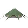 vidaXL Tenda Teepee com telhado Verde e Cinza 600 x 600 x 347 cm