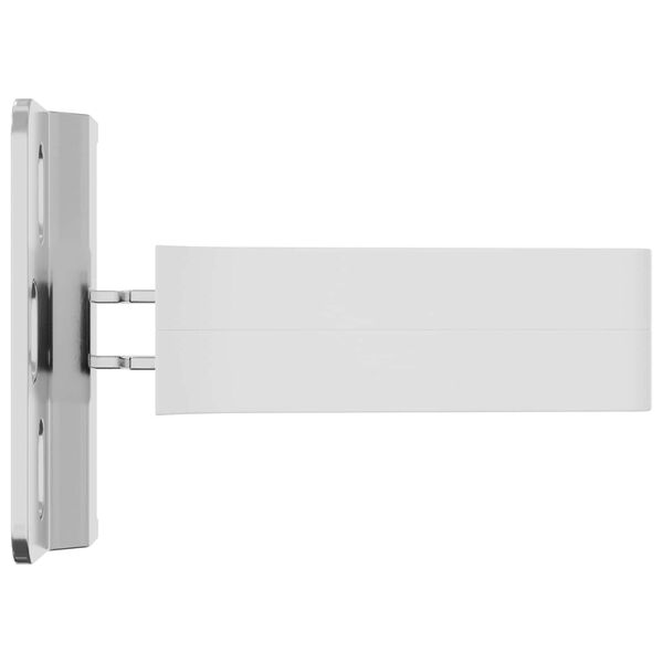 vidaXL Suporte de Arm&aacute;rio Suspenso 2 pcs Branco 70 x 48 x 19 mm