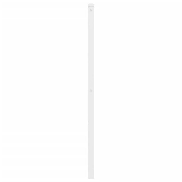 vidaXL Cabeceira de substitui&ccedil;&atilde;o 200 cm metal branco