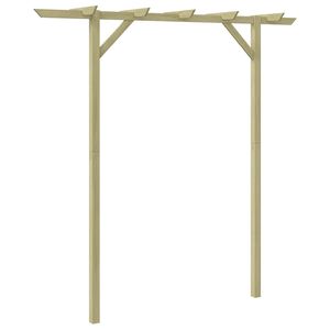 vidaXL P&eacute;rgola de jardim 205x40x203 cm madeira