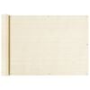 vidaXL Tela varanda PEAD 75x400 cm cor creme