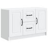 vidaXL Buffet Branco 89 x 34,5 x 57 cm Derivados de Madeira