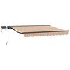 vidaXL Estrutura de Toldo Manual com LEDs 3,5 x 2,5 m