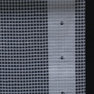 vidaXL Lonas em tecido imitação de gaze 2 pcs 260 g/m² 2x3 m branco