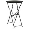 vidaXL Mesa de esplanada Antracite &Oslash; 50 x 71 cm