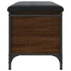 vidaXL Banco arruma&ccedil;&atilde;o 62x42x45 cm derivados madeira carvalho castanho