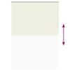 vidaXL Cortina de rolo blackout, 164,4 x 230 cm, largura do tecido 160 cm, branco-creme