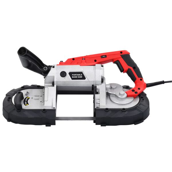 vidaXL Serra de fita com caixa port&aacute;til a&ccedil;o