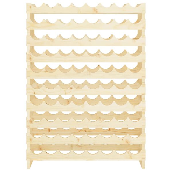 vidaXL Garrafeira 83x29x112 cm madeira de pinho maci&ccedil;a