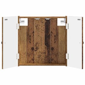 vidaXL Arm&aacute;rio para Dartboard EDE Madeira antiga 52,5 x 10,5 x 53,5 cm