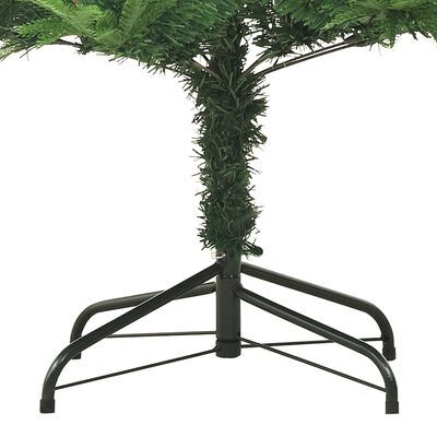 vidaXL Árvore de Natal artificial 240 cm PVC e PE verde