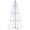 vidaXL &Aacute;rvore de Natal em cone 360 LEDs 143x250 cm interior e exterior