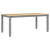 vidaXL Mesa de jantar Corona 180x90x75 cm madeira pinho maci&ccedil;a cinza