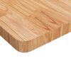 vidaXL Tampo mesa quadrado 90x90x4 cm carvalho tratado castanho-claro