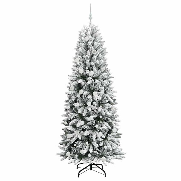 vidaXL &Aacute;rvore de Natal Artificial com 300 LEDs Branco 210 cm