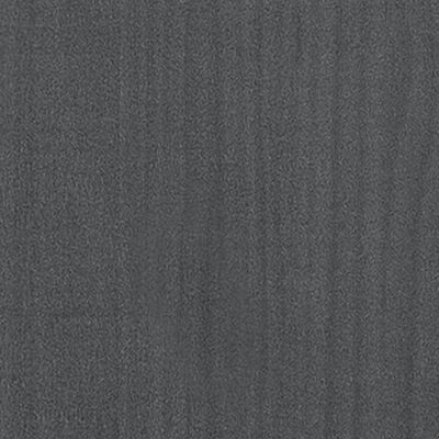 vidaXL Estante/divisória 40x30x199 cm madeira de pinho maciça cinzento