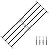 vidaXL Grade de Seguran&ccedil;a para Janela 175 x 60 cm A&ccedil;o Galvanizado