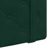 vidaXL Cabeceira Suspensa Verde Escuro 170 x 55 x 5 cm Veludo