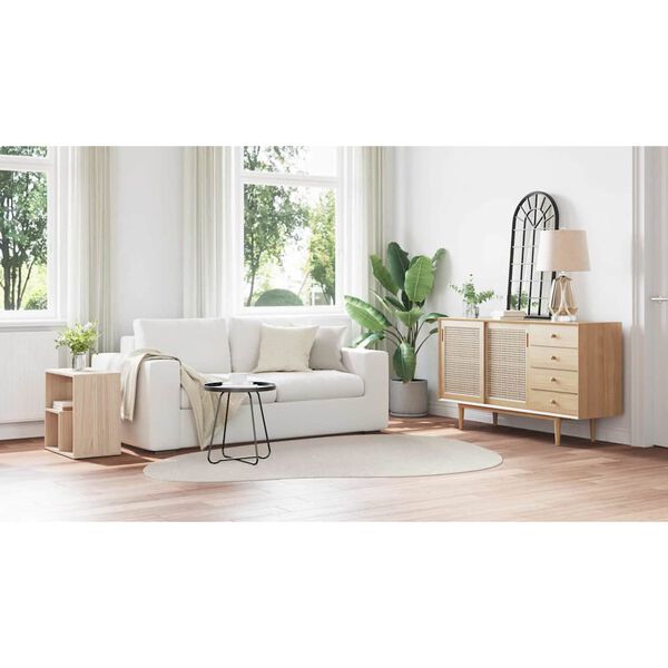 vidaXL Tapetes de &aacute;rea HUARTE Areia 160 x 230 cm Poli&eacute;ster