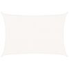 vidaXL Para-sol estilo vela 160 g/m&sup2; 3,5x5 m PEAD branco