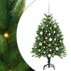 vidaXL &Aacute;rvore de Natal com 150 LEDs com suporte Verde 120 cm PE