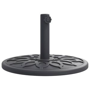vidaXL Base de guarda-sol para postes de &Oslash;38/48 mm 12 kg redondo