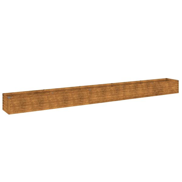 vidaXL Canteiro elevado de jardim 482x50x36 cm A&ccedil;o Corten
