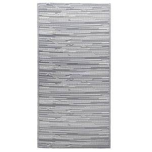 vidaXL Tapete de exterior 190x290 cm ARAKIL PP cinzento