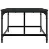vidaXL Mesa de centro 75x50x35 cm derivados de madeira preto